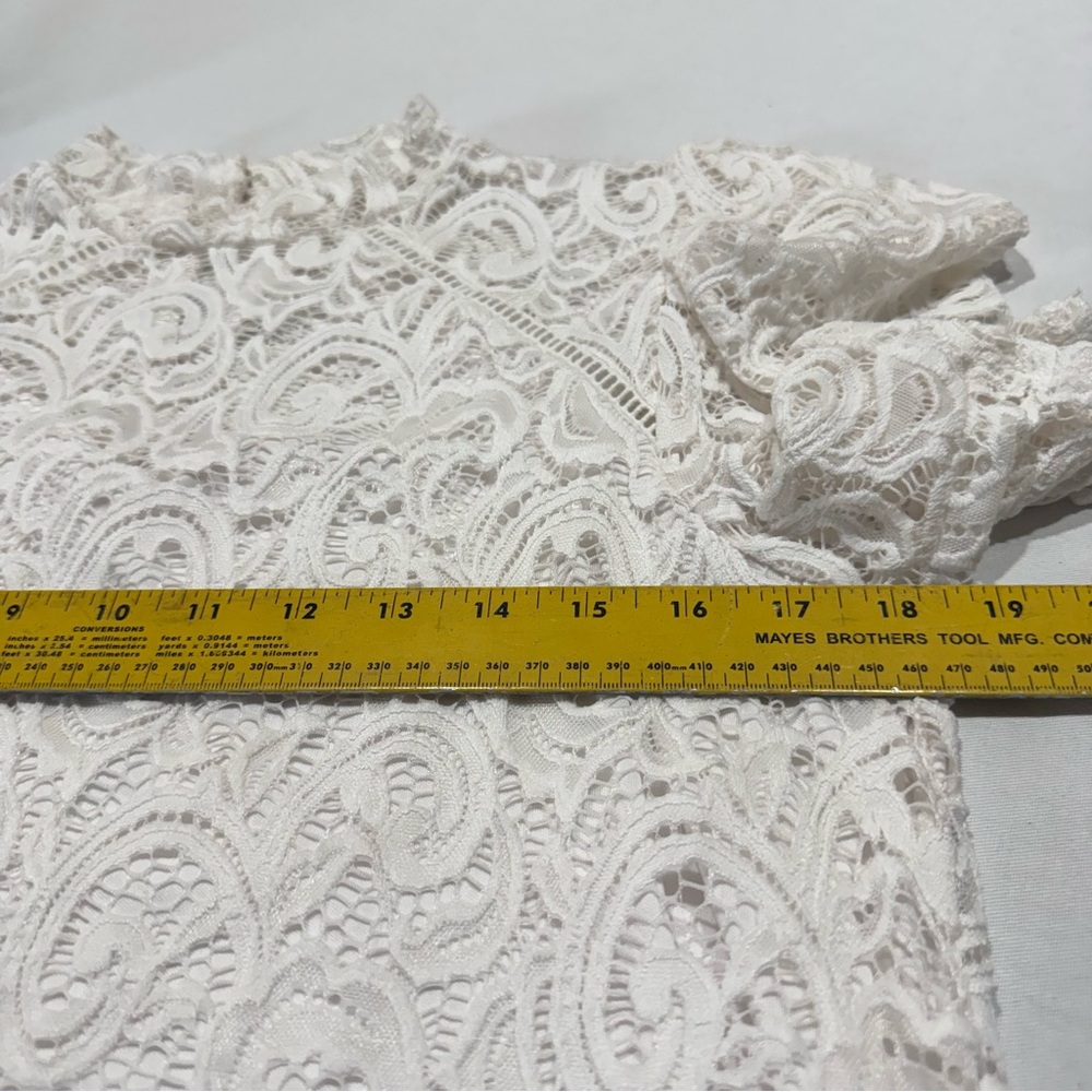 PerSeption Concept White Lace Blouse - Picture 7 of 8